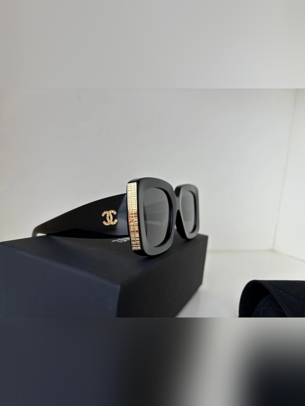 Chanel Square Rectangle Sunglasses